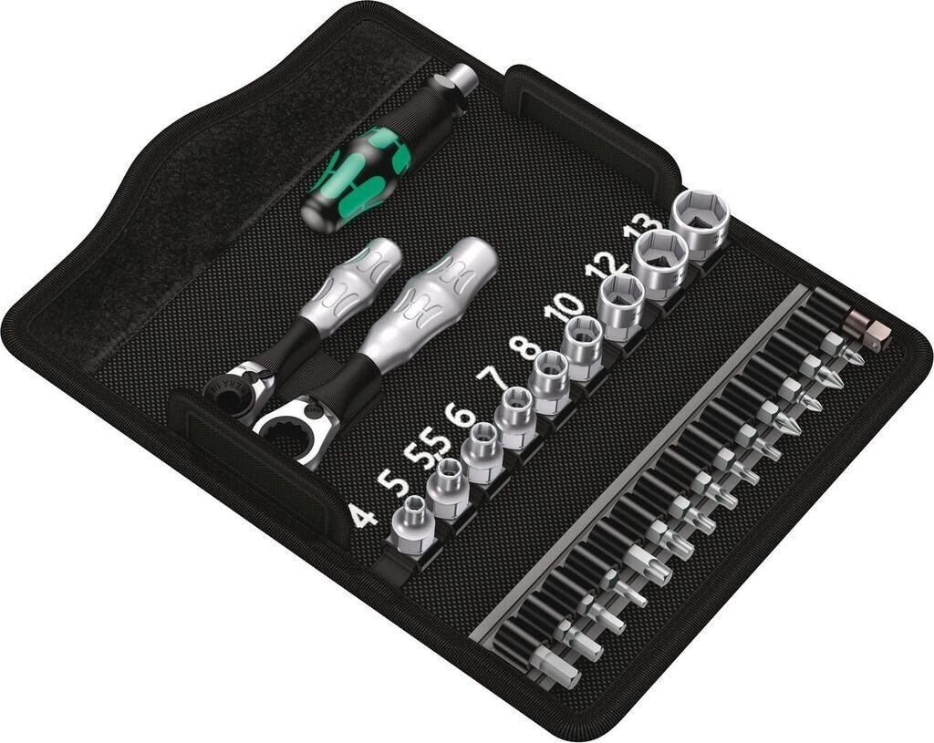 Wera Kraftform Kompakt Zyklop Mini 2 27-tlg Ratschen-Bit-Set