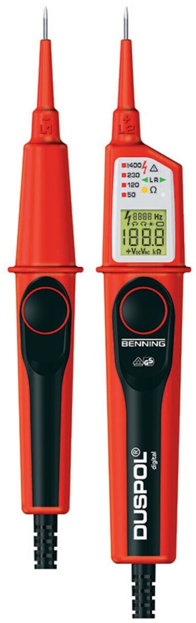 Benning Duspol Digital 50263 Spannungsprüfer zweipolig CAT IV 600V