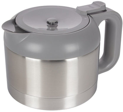Braun Filterkaffeemaschine KF 1500 GY, OptiBrew System, 15 Tassen grau Edelstahl