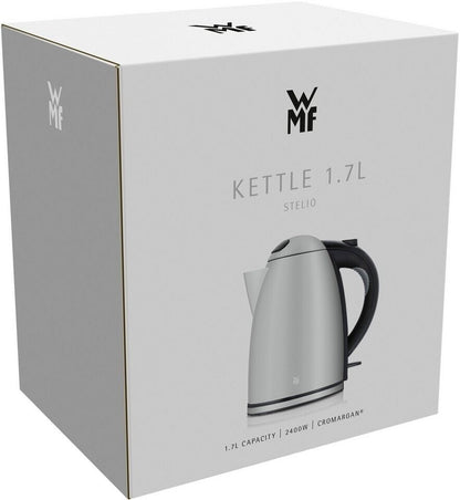 WMF Stelio Paper Grey Wasserkocher (1,7 Liter, 2400 W, Edelstahl) #2879130(Neu)