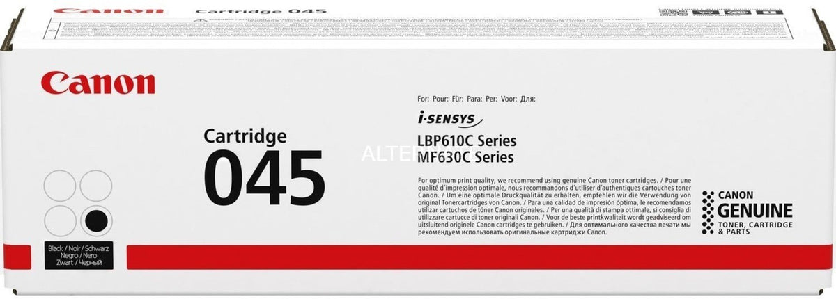Canon 045 Schwarz Original Toner 1242C002 für i-SENSYS 1.400 Seiten Neu OVP