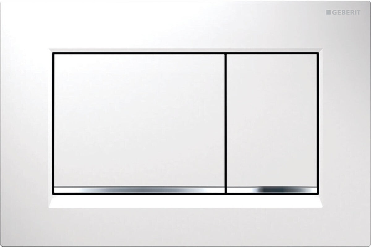 Geberit Sigma30 Betätigungsplatte weiß chrom hochglanz MPN 115883KJ1