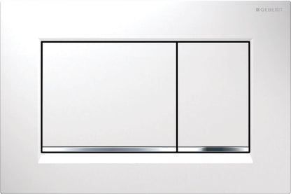 Geberit Sigma30 Betätigungsplatte weiß chrom hochglanz MPN 115883KJ1