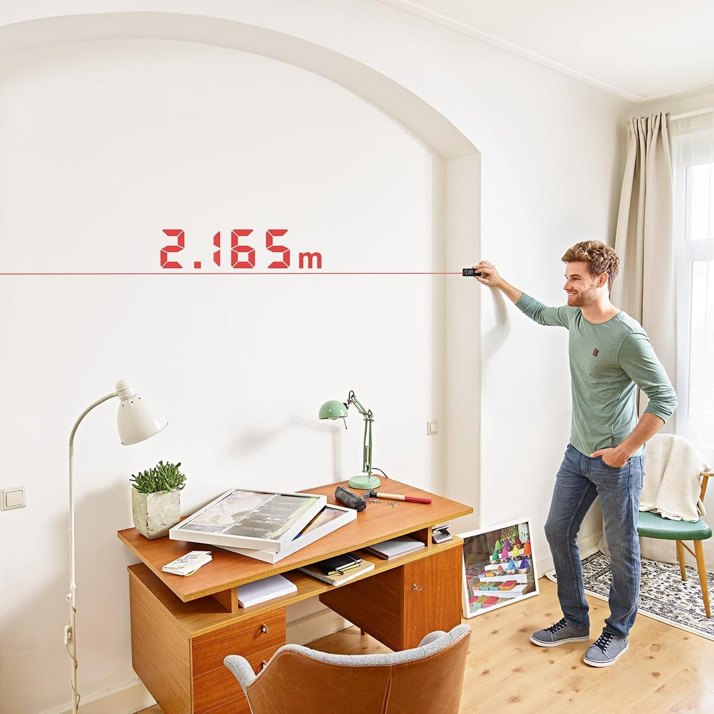 Bosch Zamo Laser Entfernungsmesser 25m kompakt 0603672900 Lasermessgerät