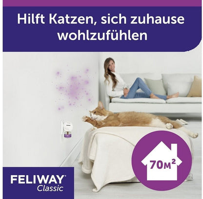 Feliway CLASSIC Nachfüllflakon Vorteilspack 3×48ml für Katzen