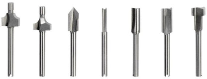 Dremel 660 Fräser-Set 7tlg Router Bits 3,2mm MPN 26150660JA Mehrzweck-Fräser-Set