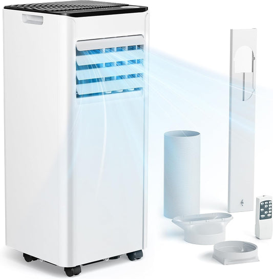 Mobile Klimaanlage 9000 BTU mit Abluftschlauch 4-in-1 Mobiles Klimagerät Neu