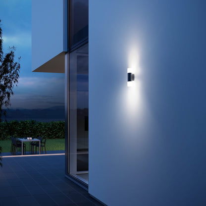Steinel Außenwandleuchte L 910 Up-Downlight anthrazit ohne Sensor 078720