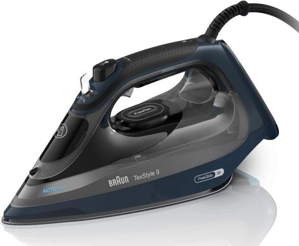Braun TexStyle 9 SI9682DB Dampfbügeleisen 3200W 330ml FreeGlide 3D Dunkelblau