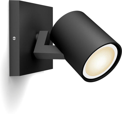 Philips Hue White Ambiance Runner Wandleuchte Schwarz GU10 4,2W inkl. Dimmschalt