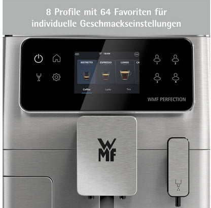 WMF Perfection 680 Kaffeevollautomat mit Milchsystem Edelstahl Cromargan Wifi