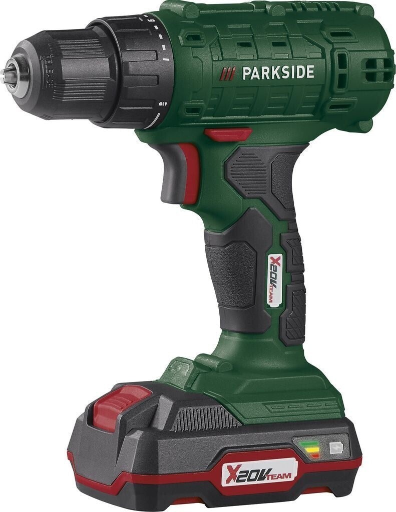 PARKSIDE PBSA 20-Li A1 Akku-Bohrschrauber 20V 35 Nm inkl. Akku Ladegerät Koffer