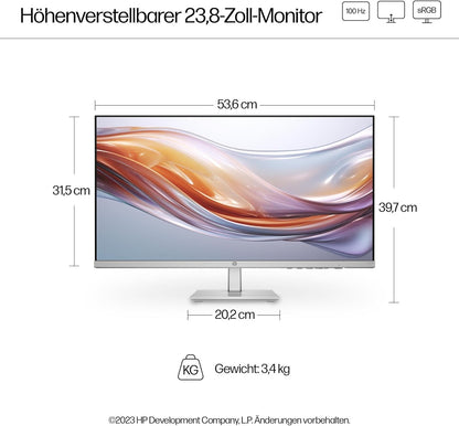 HP 524SH 23,8" Zoll FHD Monitor 100Hz 1920x1080 Pixel (16:9) Höhen- & Neigungsve