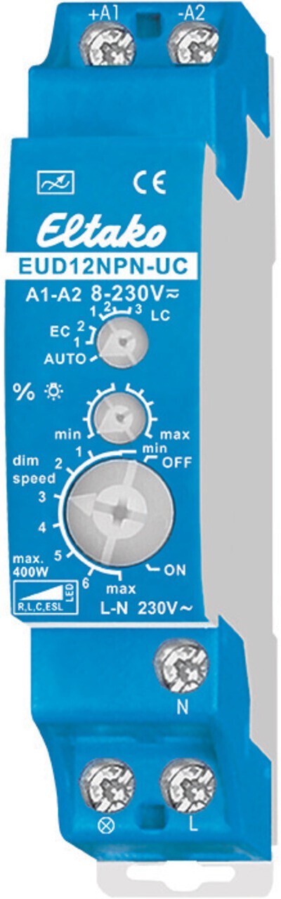 Eltako EUD12NPN-UC Universal Stromstoß-Dimmschalter