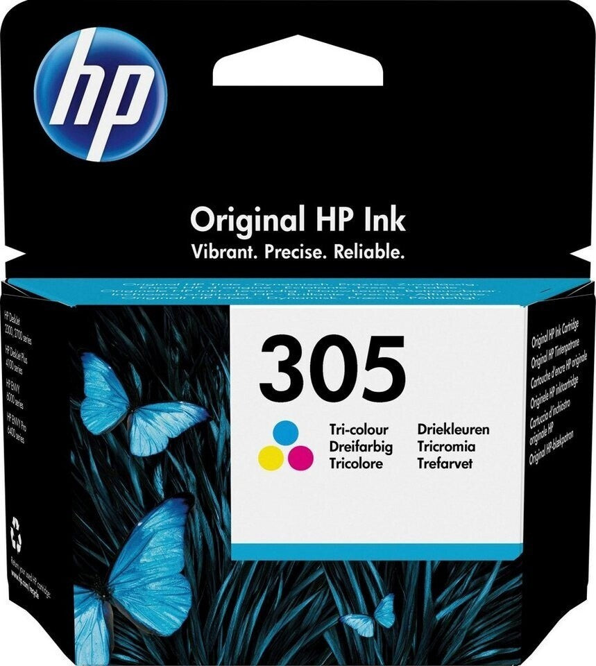 HP 305 Tri-color Tintenpatronen - Cyan/Magenta/Gelb (3YM60AE)  Orginal bis 100 s