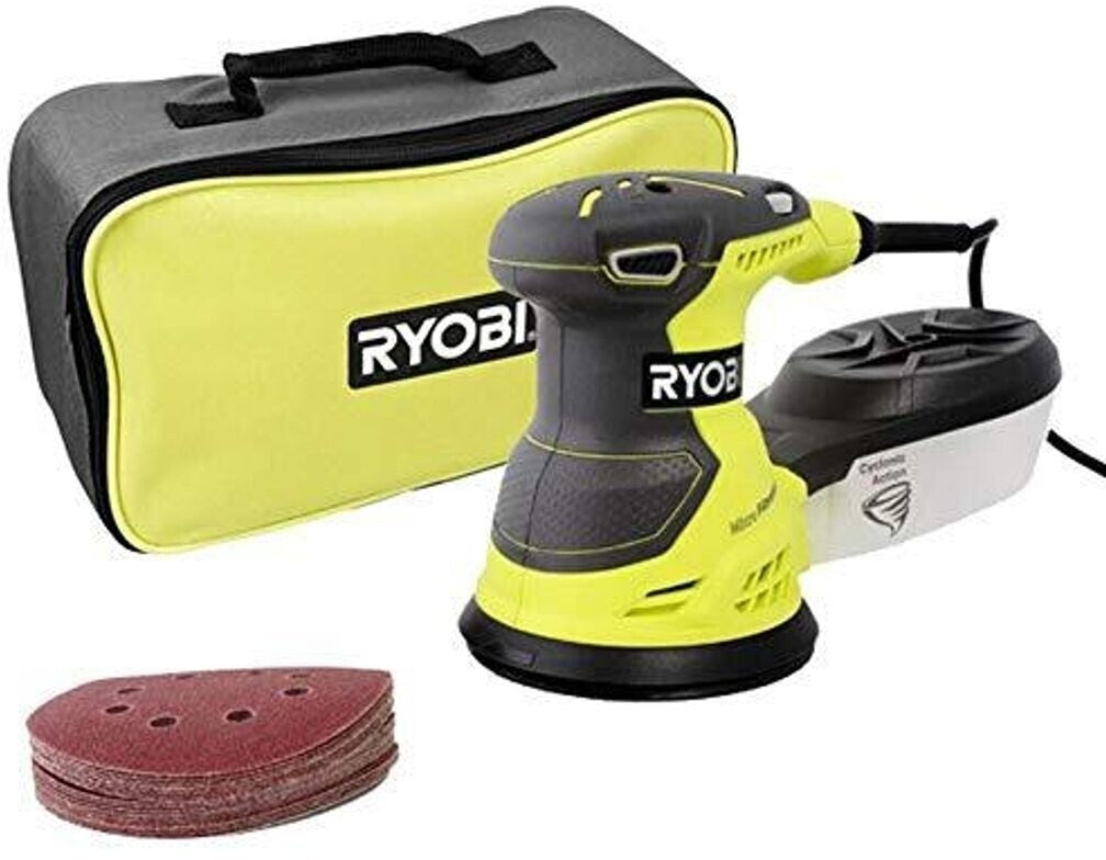 Ryobi ROS300A Exzenterschleifer 300 Watt 125mm 7000-12000 U/min Schleifgerät