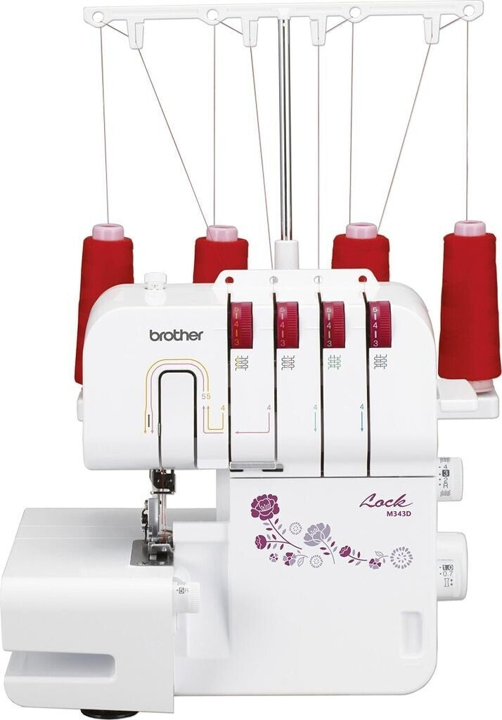 Brother M343D Overlock Nähmaschine 3 4 Faden Differentialtransport
