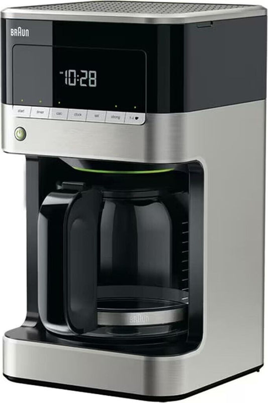 Braun PurAroma 7 KF 7120 Filterkaffeemaschine mit Glaskanne schwarz/edelstahl