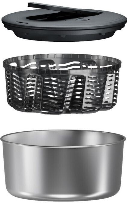 Zyliss Swift Dry Salatschleuder Edelstahl 23cm 3,5L E940027