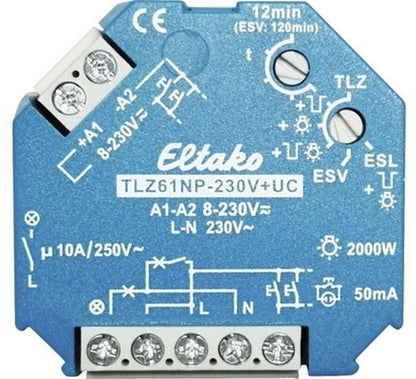 Eltako TLZ61NP-8-230V UC Treppenlichtautomat Stromstoß Hutschiene