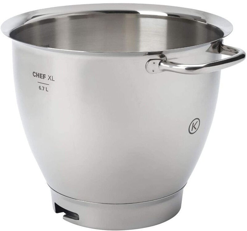 Kenwood KAT811SS Rührschüssel Edelstahl 6,7L Chef XL Titanium Elite Silber Neu