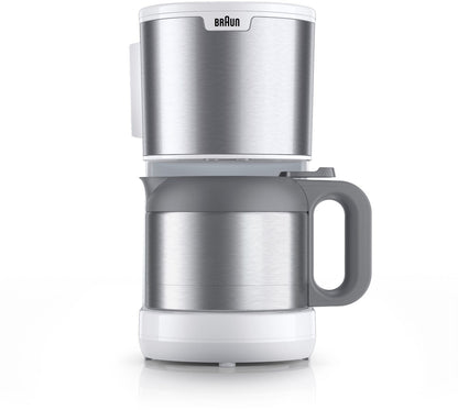 Braun PurShine KF1505WH Filterkaffeemaschine 1,2L Thermokanne 1000W Weiß