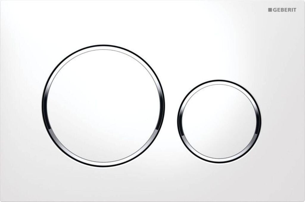 Geberit Sigma20 Betätigungsplatte weiß chrom hochglanz MPN 115882KJ1