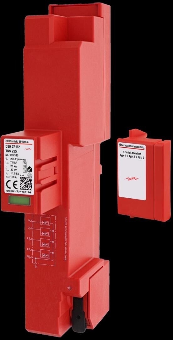 DEHN 909340 DEHNshield ZP Kombiableiter TN-S DSH ZP B2 TNS 255