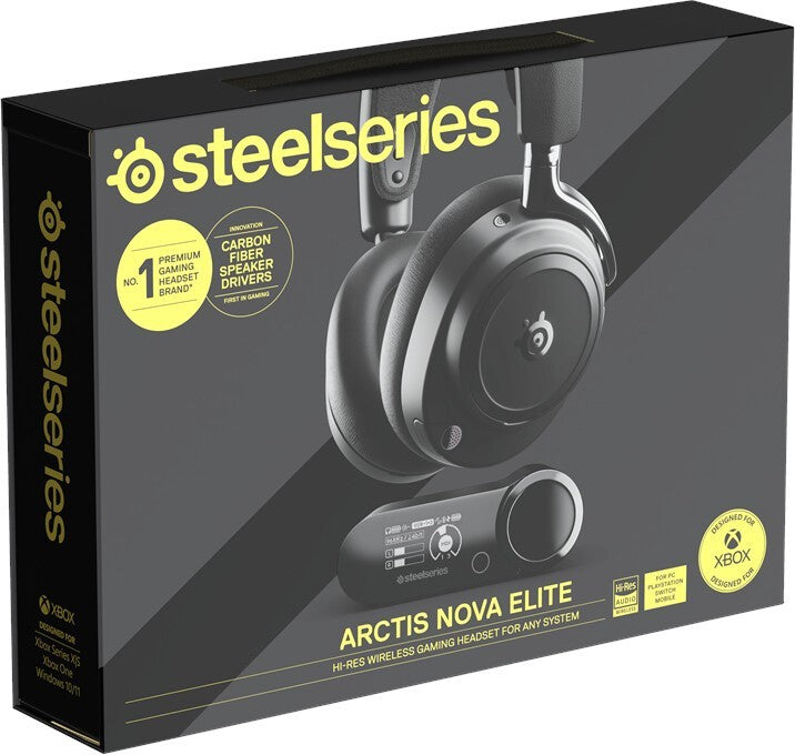 SteelSeries Arctis Nova Elite – Hi-Res Wireless Gaming-Headset mit ANC und OmniP