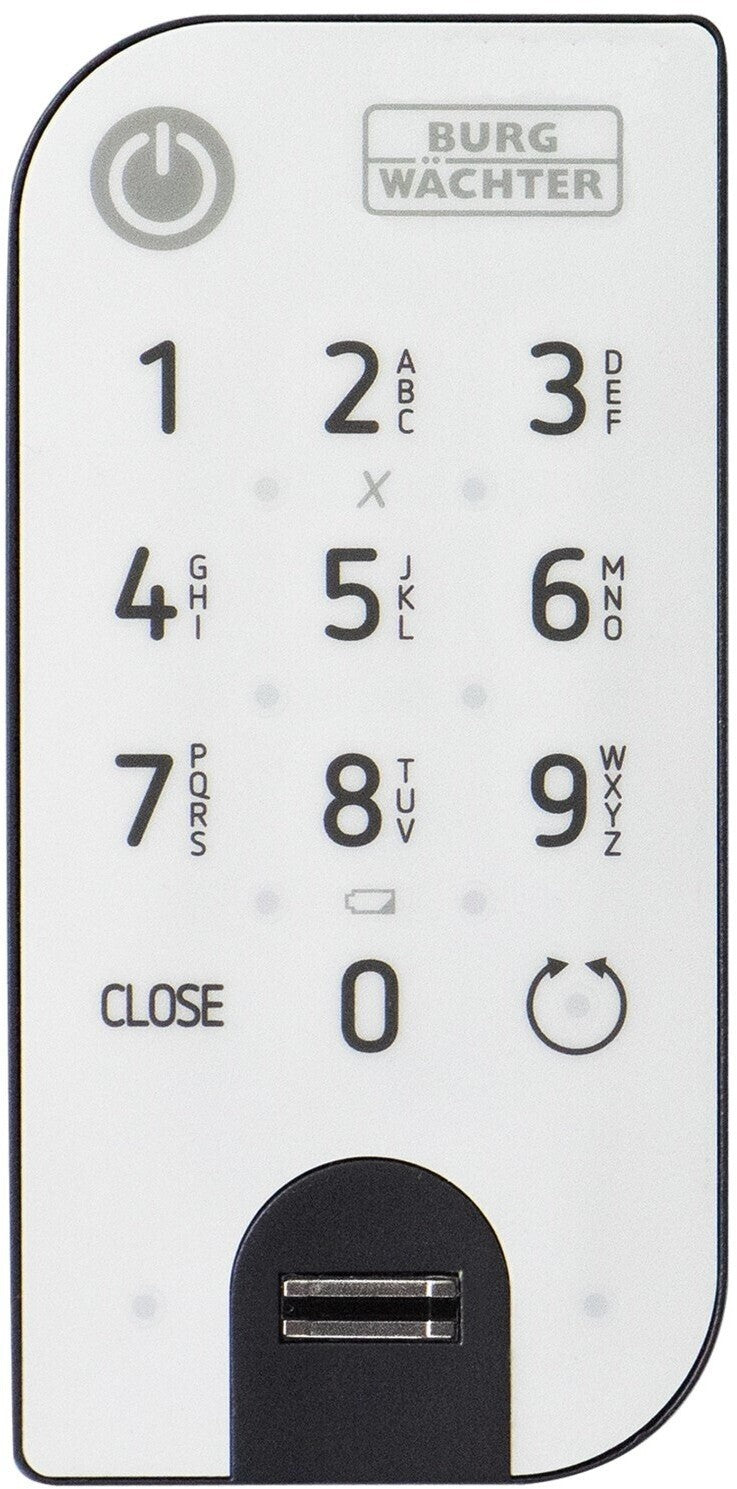 Burg Wächter ENTRY easy 7602 FP Türschloss Set Fingerprint Keypad 50602