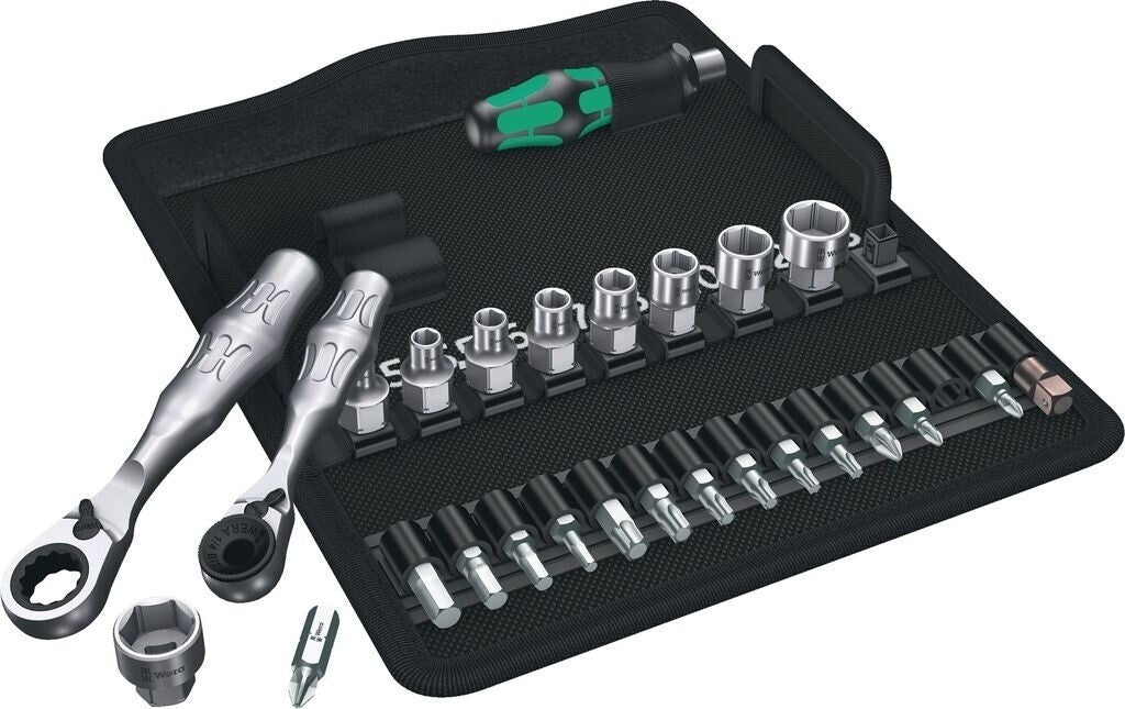 Wera Kraftform Kompakt Zyklop Mini 2 27-tlg Ratschen-Bit-Set