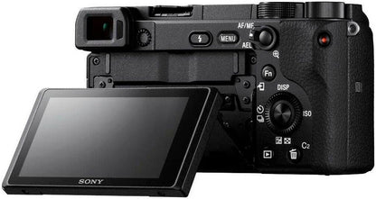 Sony Alpha 6400 Kit + SEL 16-50mm OSS II Systemkamera 24,2MP 4K WiFi NFC Schwarz