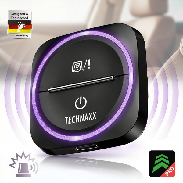Technaxx TX-387 Secure Drive Mini Verkehrswarner Blitzer.de Bluetooth USB-C – Bild 1