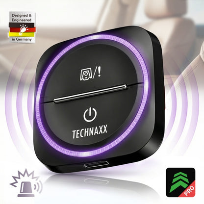 Technaxx TX-387 Secure Drive Mini Verkehrswarner Blitzer.de Bluetooth USB-C – Bild 1
