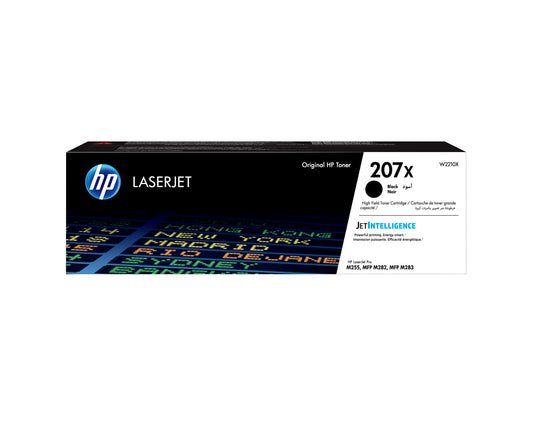 HP 207X LaserJet Tonerkartusche Schwarz hohe Reichweite 3150 Seiten für LaserJet – Produktbild 1