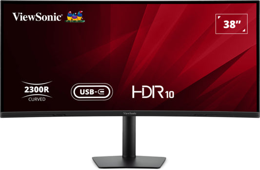 ViewSonic VA3820C Curved Monitor 38 Zoll UWQHD+ 3840 x 1600 USB-C HDR10 2300R – Produktbild 1