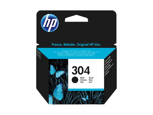 HP 304 N9K06AE Schwarz Tintenpatrone 120 Seiten für DeskJet ENVY All-in-One - Bild 1