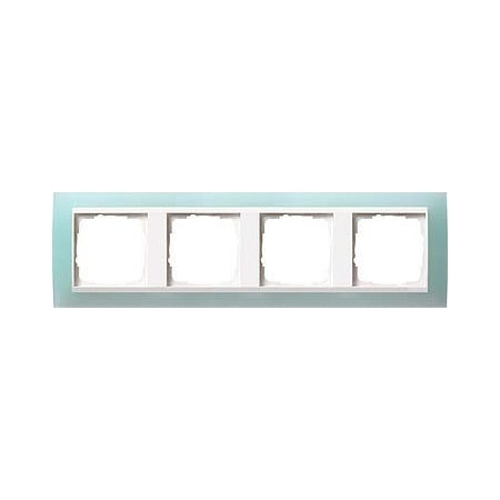 Gira Event Opak Abdeckrahmen 4-fach Mint Reinweiß 0214395 Original Neuware 4er