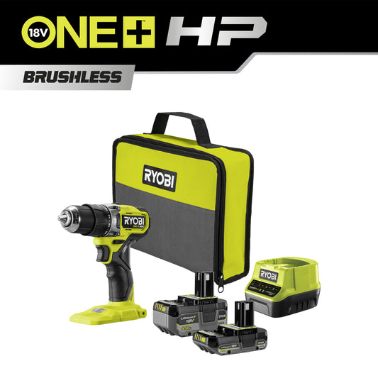 Ryobi RPD18C1-242S ONE+ HP Schlagbohrschrauber 18V 60Nm 2Ah+4Ah Set Brushless