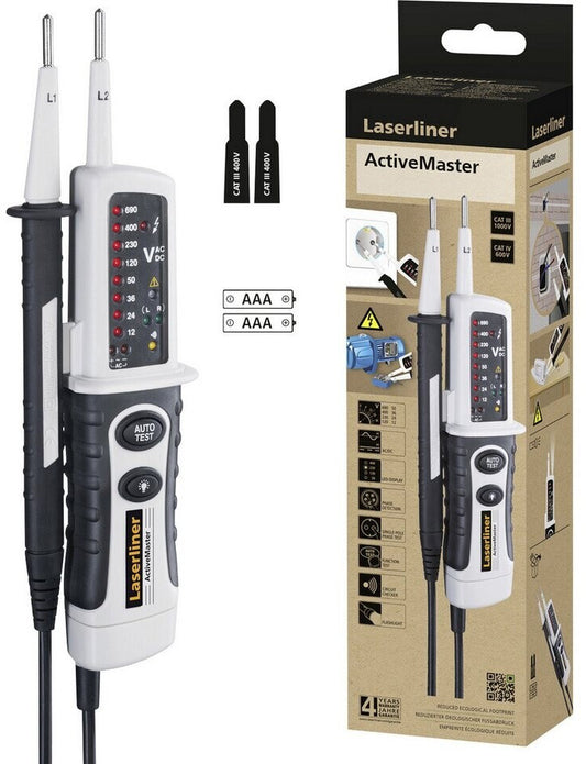 Laserliner ActiveMaster Spannungs- und Durchgangsprüfer AC/DC-Spannungsprüfung