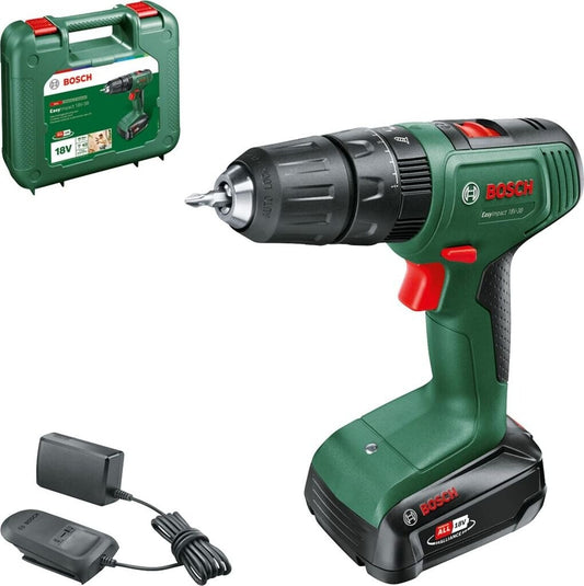 Bosch EasyImpact 18V-38 Akku-Schlagbohrschrauber Set Nm 2,5-Ah-Akku