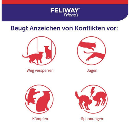 FELIWAY FRIENDS Starter Set Diffusor plus 48 ml Flakon für Mehrkatzenhaushalt – Ansicht 3