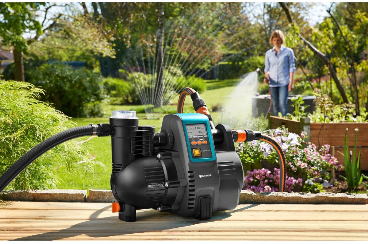 Gardena Haus- und Gartenautomat 5000/5 LCD 1300 W 5000 l/h 5 bar mit LC-Display – Produktbild 2