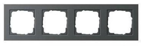Gira E2 Abdeckrahmen 4-fach Anthrazit System 55 021423 Original Neuware 4er