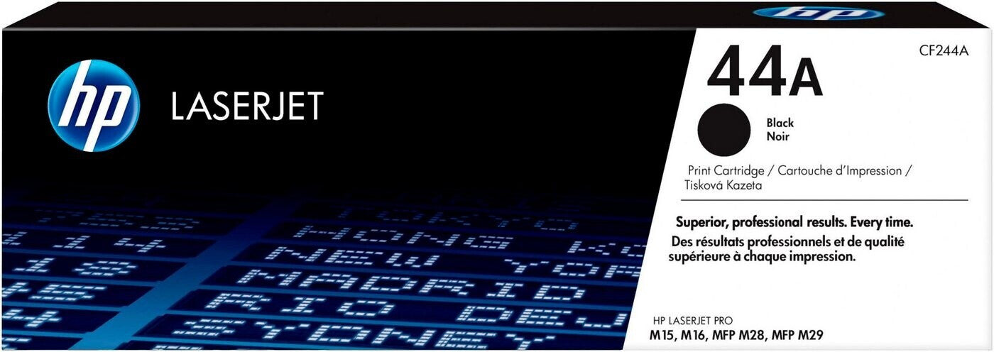 HP 44A Schwarz Original Tonerkartusche CF244A für LaserJet Pro M15a M15w M28a M2
