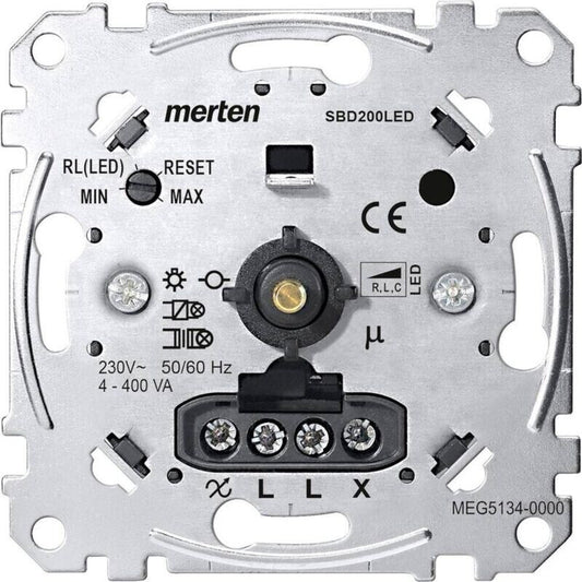Merten Universal LED Drehdimmer Unterputz 230 V MEG5134-0000 Original Neuware