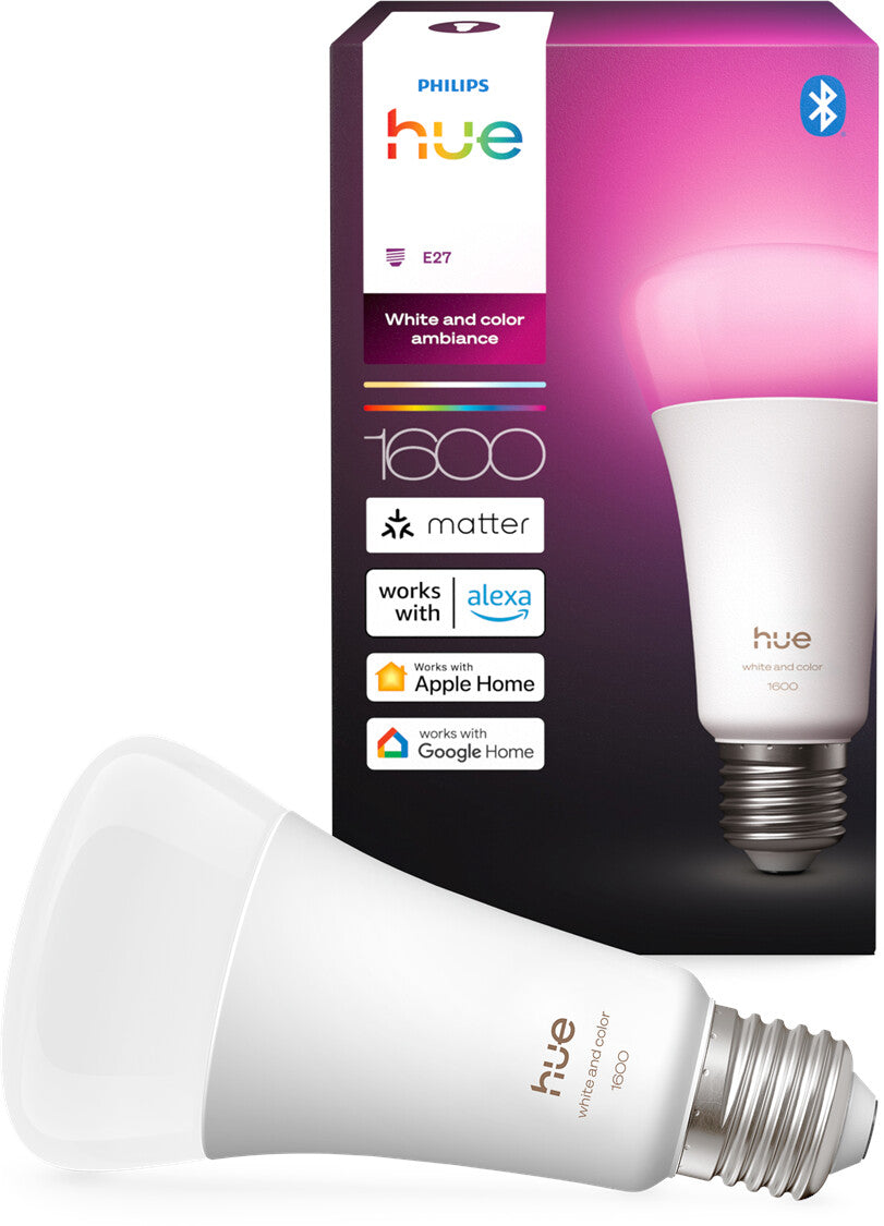 Philips Hue A67 White & Color 1.600 lm E27 smarte Beleuchtung mit App und Sprach – Bild 1