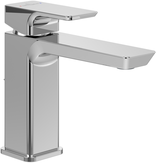 Villeroy & Boch Subway 3.0 Waschtischarmatur TVW11200200061 mit Ablauf Chrom – Hauptansicht