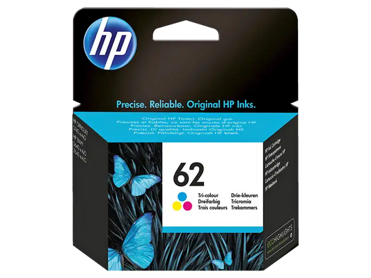HP 62 C2P06AE Dreifarbig Tintenpatrone 165 Seiten für ENVY OfficeJet Drucker - Bild 1