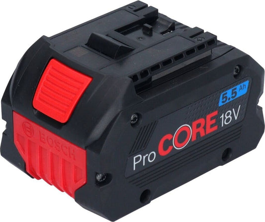Bosch ProCORE18V Akku 5,5 Ah ProCORE-Technologie CoolPack Ladestandsanzeige